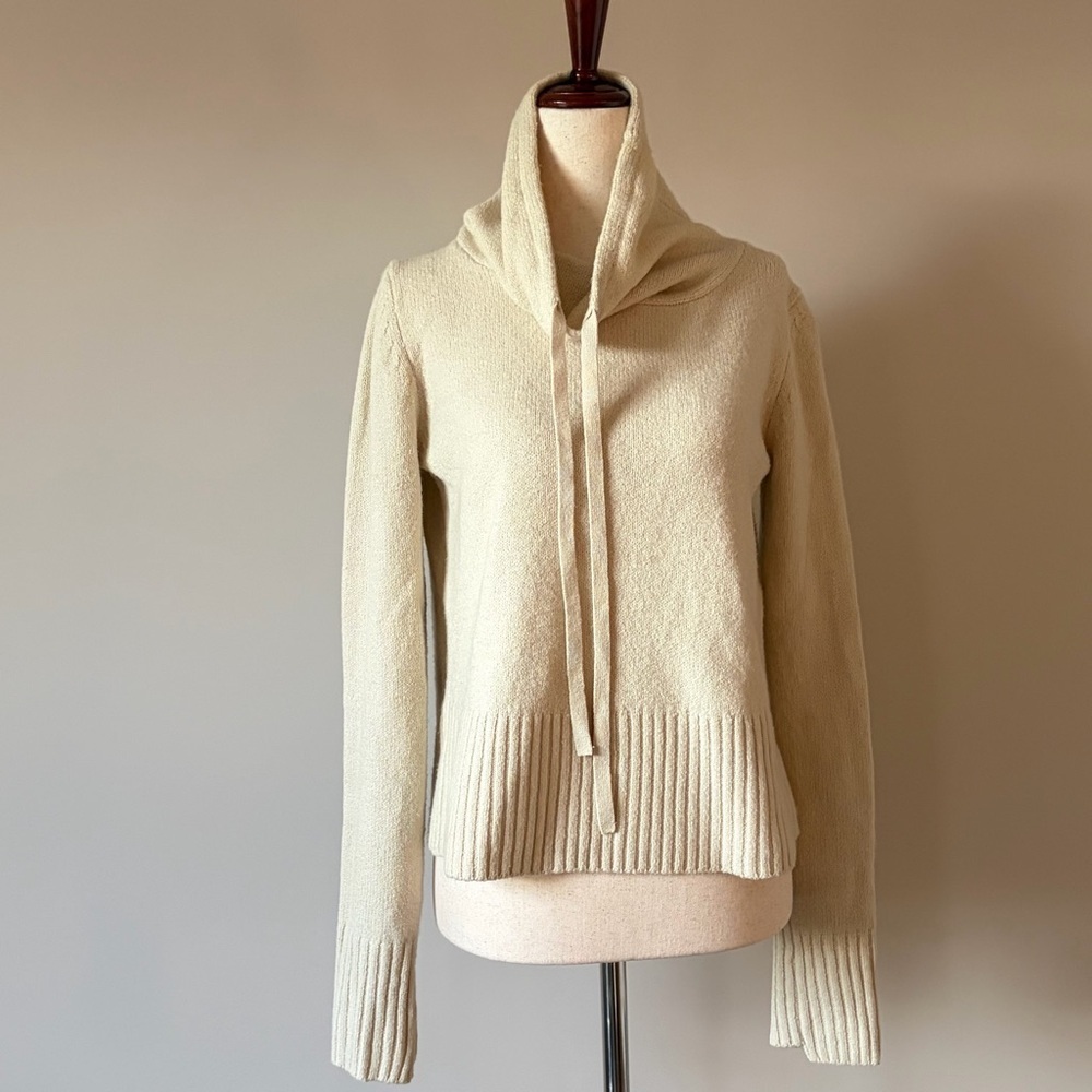CAbi Hope Pullover Style 4603 Cream Cowl Neck Sweater